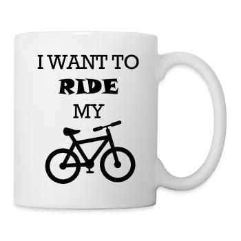 Triathlon Swim Bike Run Marathon - Tasse - Weiß - Rechts