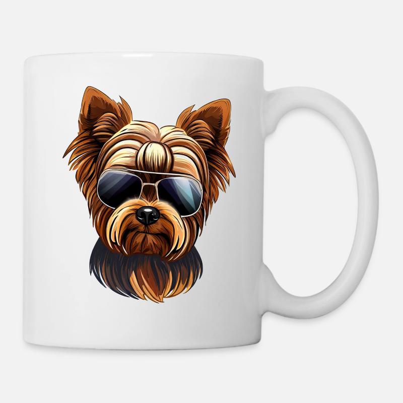 Shih Tzu Wearing Shades - Mug - white