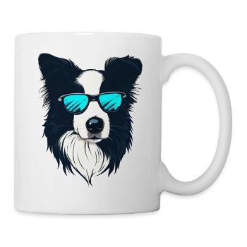 Border Collie Das Model - Tasse - Weiß - Rechts