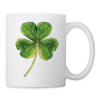 Glück ist Einstellungssache:) - Tasse - Weiß - Rechts