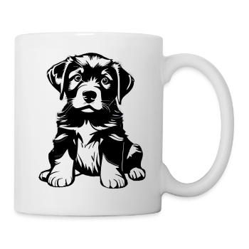 Labrador owner Labrador Retriever puppy - Mug - white - Right