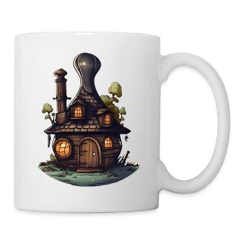 Haus aus Hut - Tasse - Weiß - Rechts