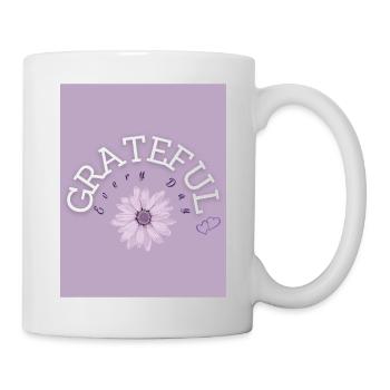 Grateful Every Day (Positive Design) - Mug - white - Right
