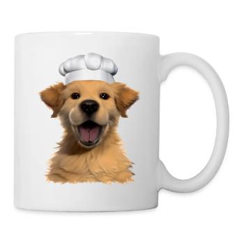Golden Retriever Cuisine chiot Chiens Gastronom - Mug blanc - blanc - Droite