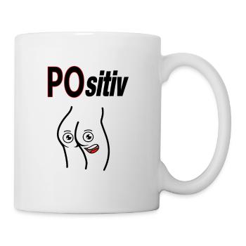 POsitiv - Tasse - Weiß - Rechts