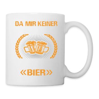Da mir keiner das Wasser reichen kann reicht mir.. - Tasse - Weiß - Rechts
