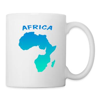 Afrika, Safari, Tanzania, Africa - Tasse - Weiß - Rechts