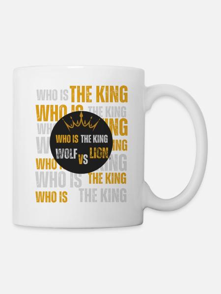 Qui le Roi ? - Mug blanc - blanc
