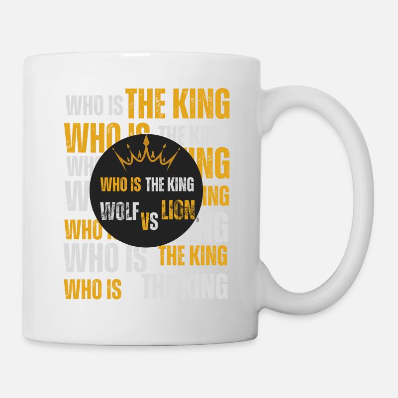 Qui le Roi ? - Mug blanc - blanc