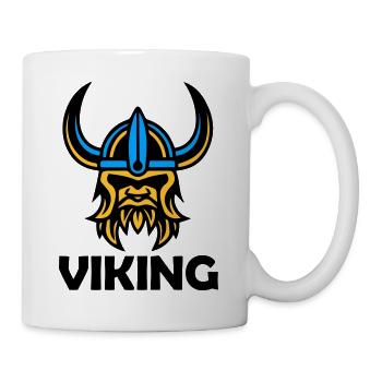 Wikinger - Tasse - Weiß - Rechts