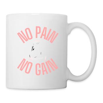 NO PAIN, NO GAIN - Mug - white - Right