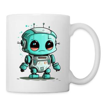 Tok le petit robot - Mug blanc - blanc - Droite