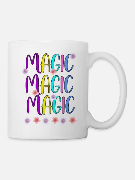 Farben MAGIC Words Design - Tasse - Weiß