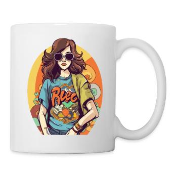 Helen hippie - Mug - white - Right