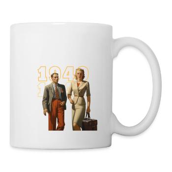1949 Naissance - Mug blanc - blanc - Droite