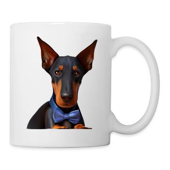 Doberman Dresseur Doberman Chien Doberman Chiot - Mug blanc - blanc - Droite