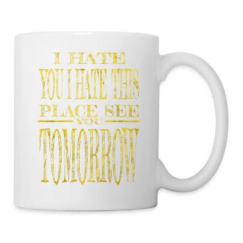 idée cadeau barbells anniversaire cadeau idée cool - Mug blanc - blanc - Droite
