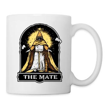 Die Mate-Tarotkarte - Tasse - Weiß - Rechts
