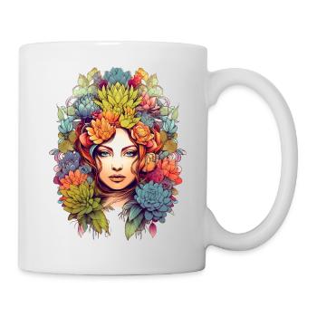 Femme succulente - Mug blanc - blanc - Droite