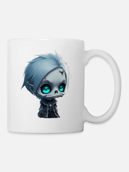 Vampire Skeleton - Mug - white