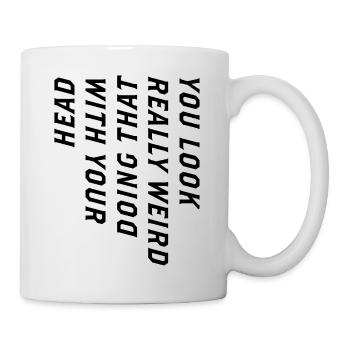 Head Tilt, Interactive T-Shirt - Mug - white - Right