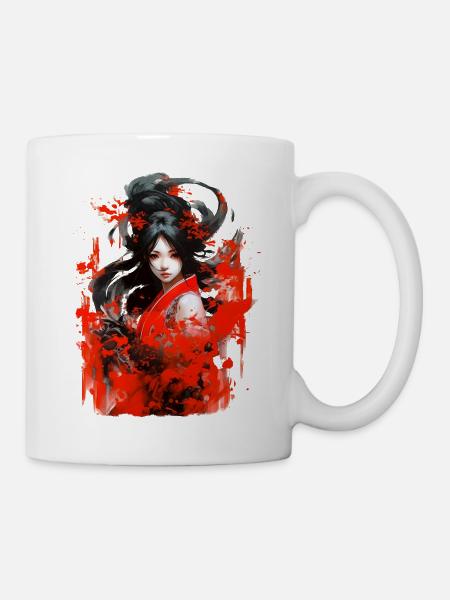 Peinture d’anime chinois - Mug blanc - blanc