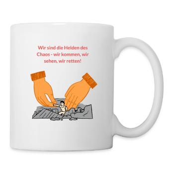 Helden des Chaos - Tasse - Weiß - Rechts