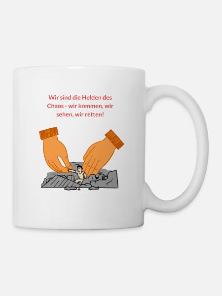 Helden des Chaos - Tasse - Weiß