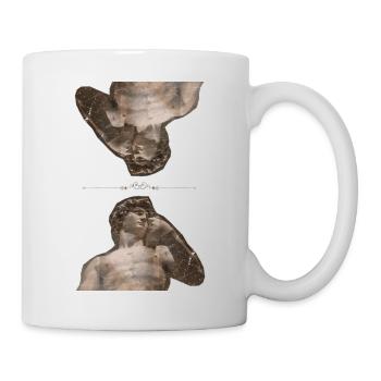 Think Greek. - Tasse - Weiß - Rechts