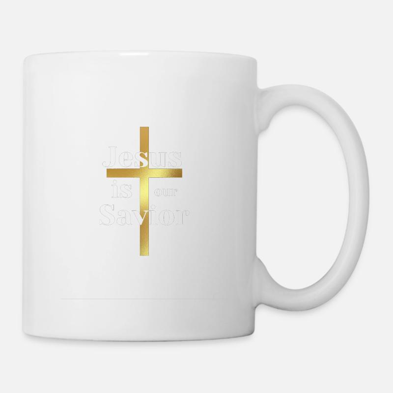 Jésus est notre Sauveur - Mug blanc - blanc