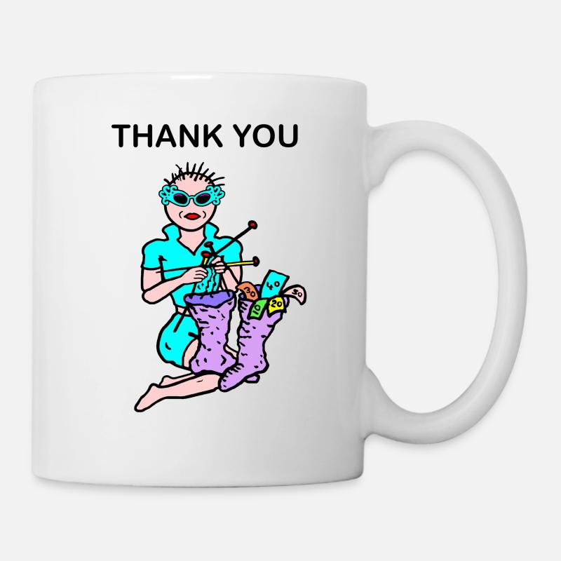 Geld - Tasse - Weiß