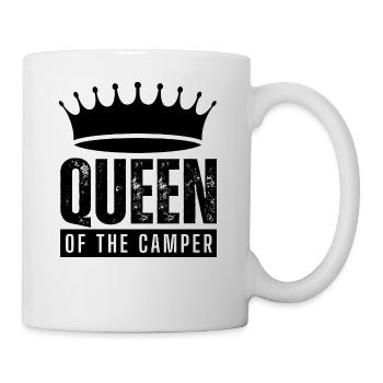 Queen of the Camper (chemise partenaire, look partenaire) - Mug blanc - blanc - Droite