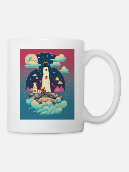 Phare - Mug blanc - blanc