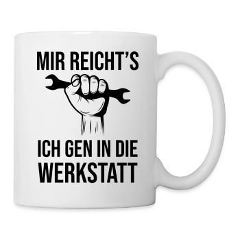 Handwerker Handyman Handwerk Werkzeug - Tasse - Weiß - Rechts
