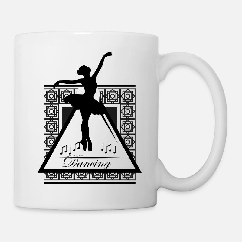 Dancing Dance Music - Tasse - Weiß