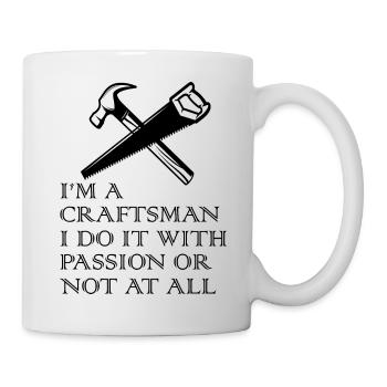Artisan bricoleur Artisan Artisan Outil Construction - Mug blanc - blanc - Droite