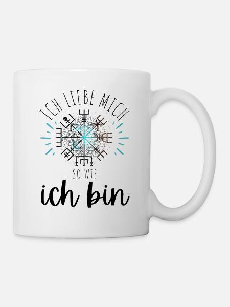 Wegweiser Motivation - VEGVISIR - Tasse - Weiß