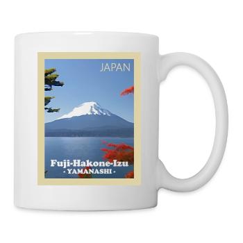 Japans Mount-Fuji-Nationalpark - Tasse - Weiß - Rechts