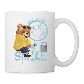 N’oubliez pas de sourire - Mug blanc - blanc - Droite