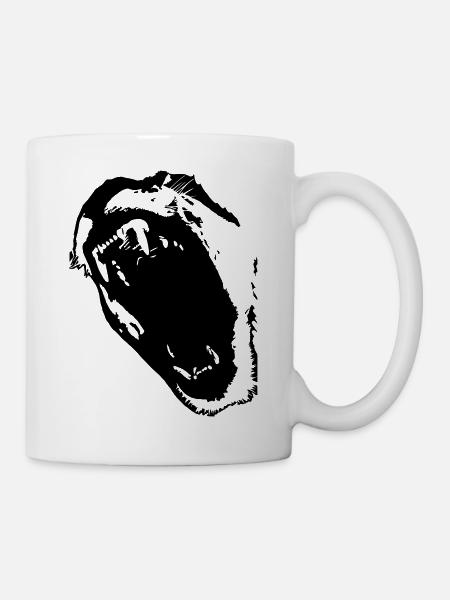 BRÜLLEN - Tasse - Weiß