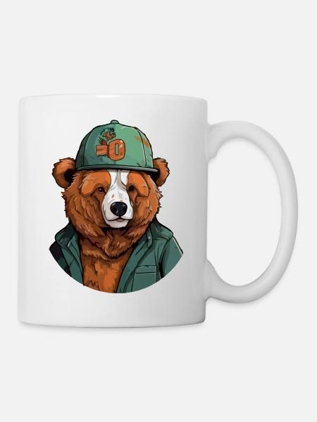 Koro, der Bär mit dem Hut - Tasse - Weiß