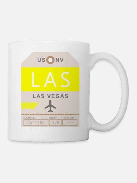 Flughafen Las Vegas 1950 - Tasse - Weiß
