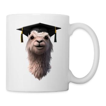 Graduation Bachelor Graduate Alpaca Studies - Mug - white - Right