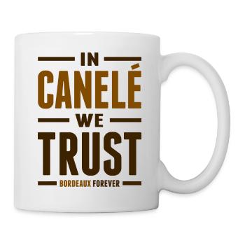 In Canelé we trust - Mug blanc - blanc - Droite