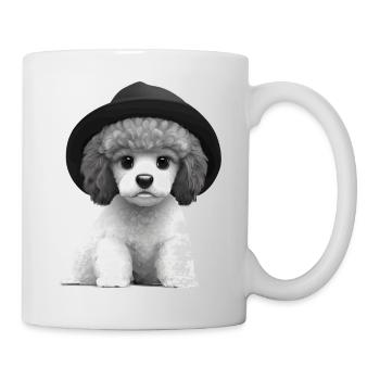 Caniche Dog Propriétaire Chien Love Poodle Puppy Puppy Puppy - Mug blanc - blanc - Droite