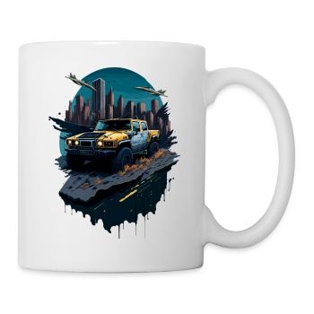 Aventure hors route | 4x4 - Mug blanc - blanc - Droite