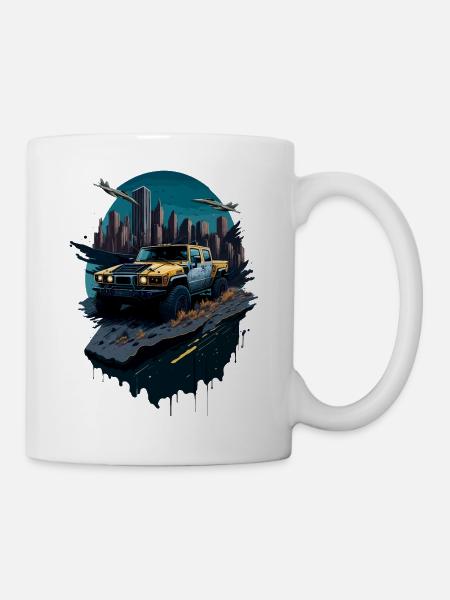 Offroad-Abenteuer | 4x4 - Tasse - Weiß