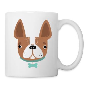 Hund - Tasse - Weiß - Rechts