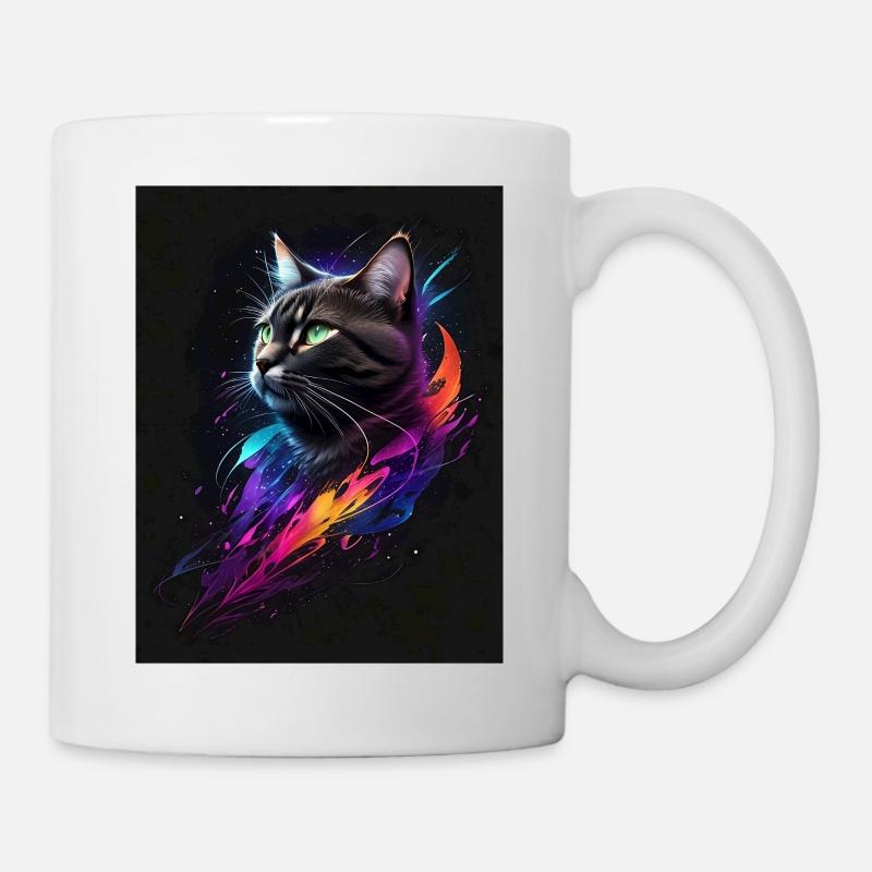 Cat Galaxy - Tasse - Weiß