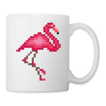 Flamingo - Tasse - Weiß - Rechts